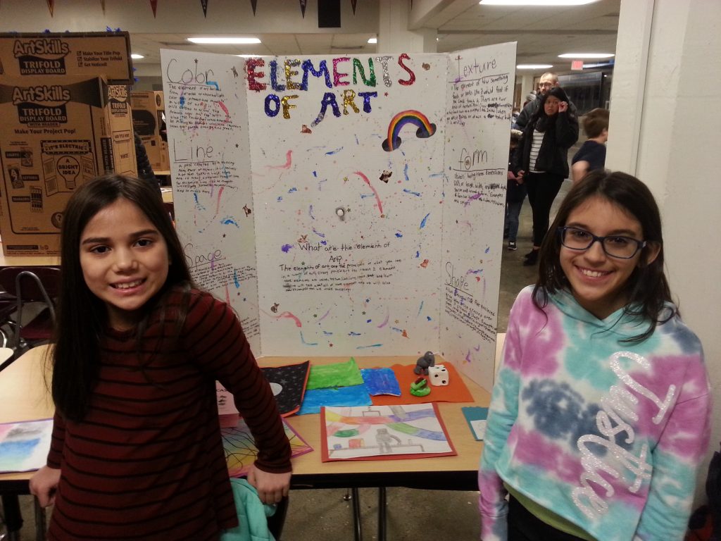Students in Gifted & Talented Program Showcase Interests
